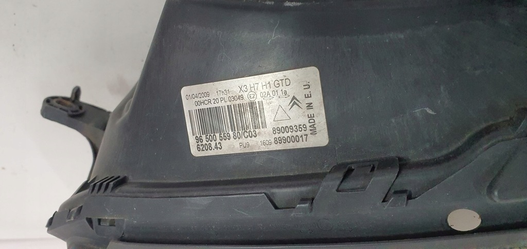 фото №9, Citroen c5 лампа левый перед