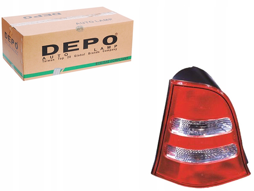 фото №1, Лампа задняя комбинированная mercedes w168 py21w p21 4w p