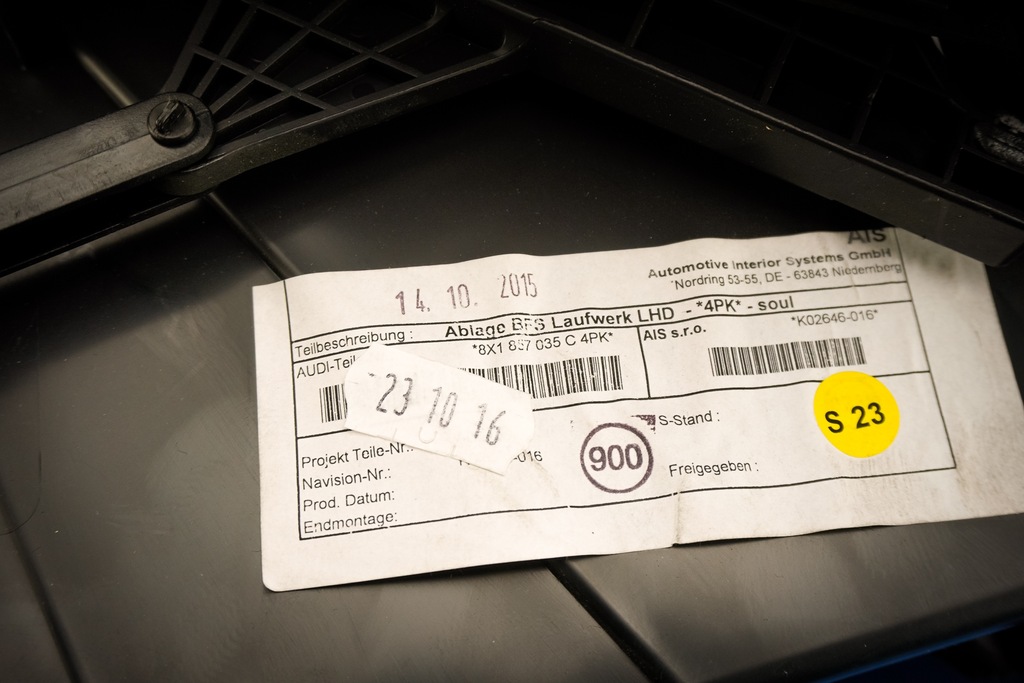 фото №6, Бардачок пассажира панели audi a1 8x 8x1857035c 4pk