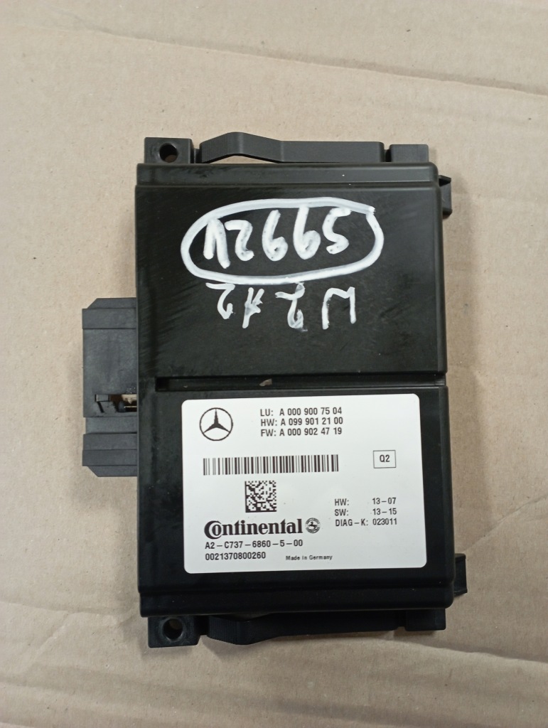 фото №1, Mercedes w212 e klasa модуль блок керування радара a0009007504