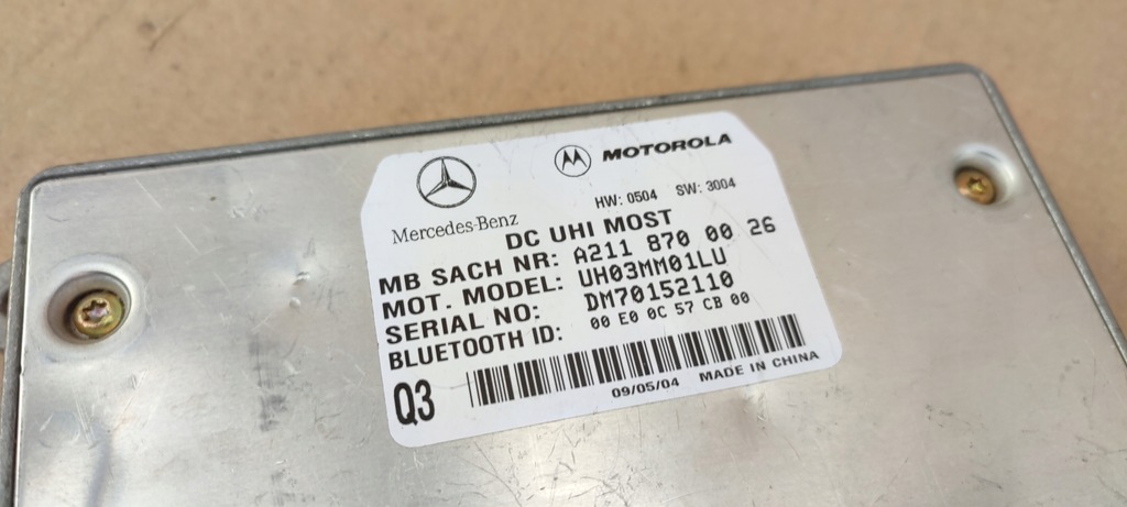 фото №8, Mercedes w211 модуль блок управления bluetooth 2118700026