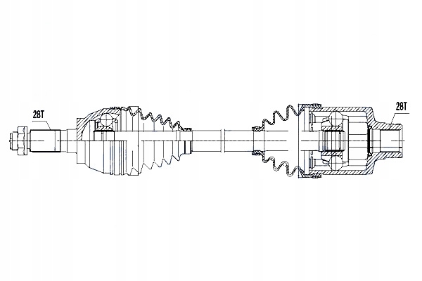 фото №10, Nty привідний вал привідна mazda 5 2.0td 05-10 права