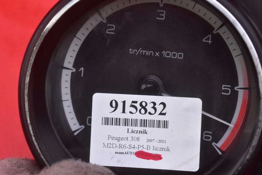 фото №8, Лічильник прилади eu 9665107480 peugeot 308 1 i t7 1.6 hdi 90 km 07-11