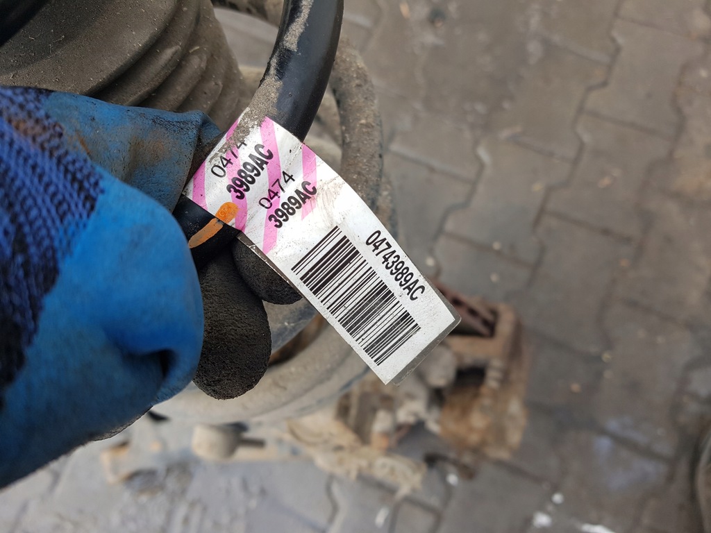 фото №7, Chrysler grand voyager v 08-10r 2.8 crd амортизатор поворотный кулак левая перед