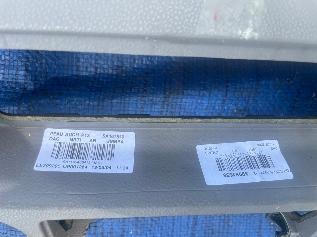 фото №7, Панель приладів консоль volvo c30 c70 s40 v50 подушка безпеки 39984655 peau auch