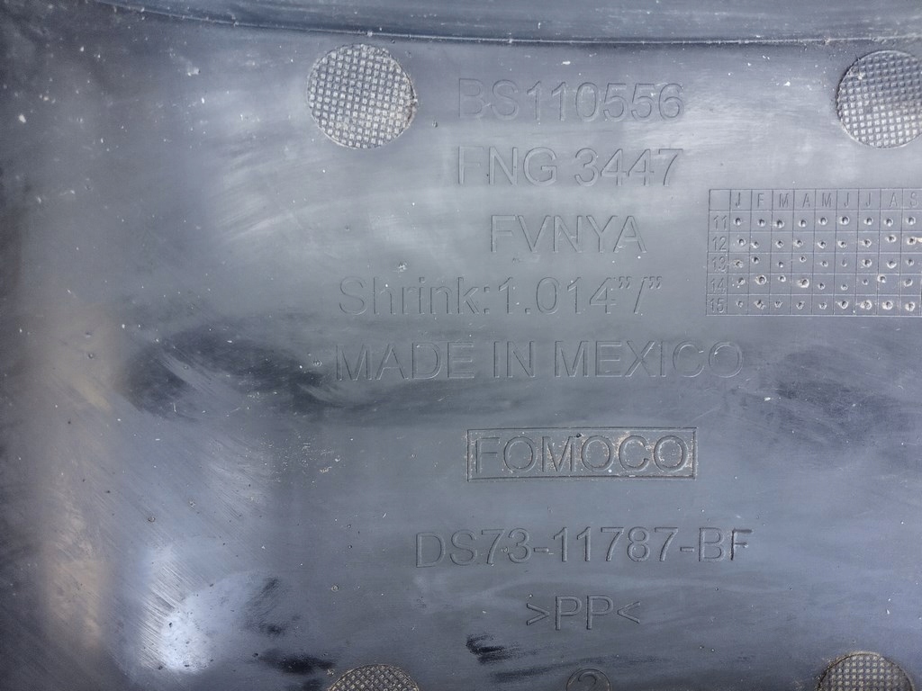 фото №10, Ford fusion usa mondeo mk5 накладка бампера задня