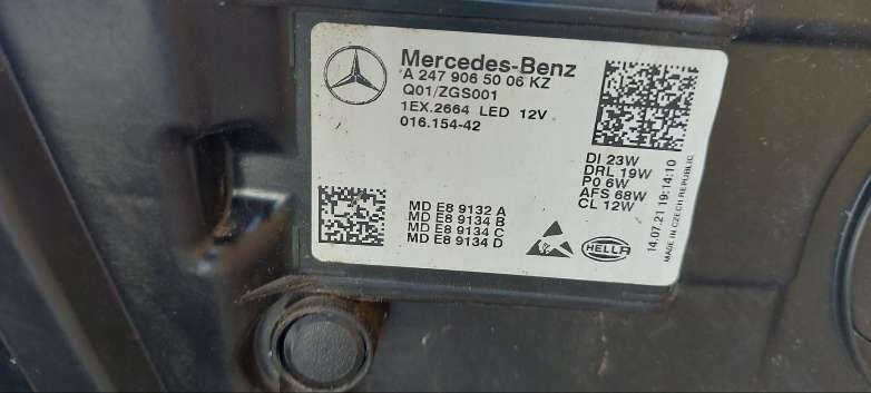фото №13, Лампа права передня mercedes gla multibeam led a2479065006 w247