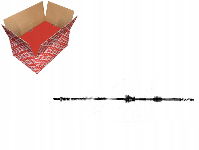 фото №1, Шланг гальмівний elast. ford fiesta fiesta iii 1.