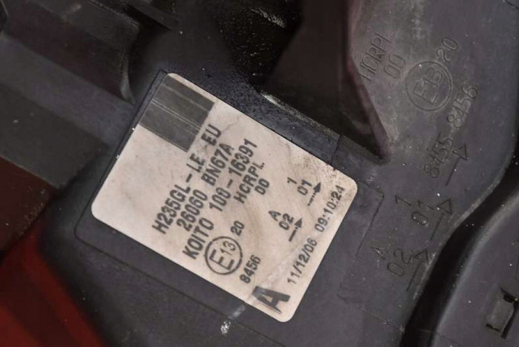 фото №9, Фара лівий лампа перед лінза eu 26060-bn67a nissan almera n16 lift