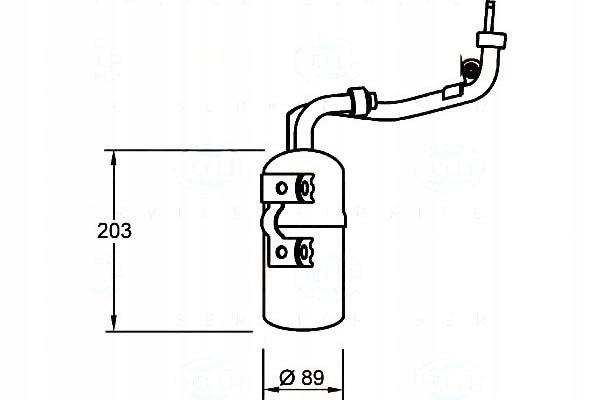 фото №1, Behr hella осушитель кондиционера ford c-max 1.8 d