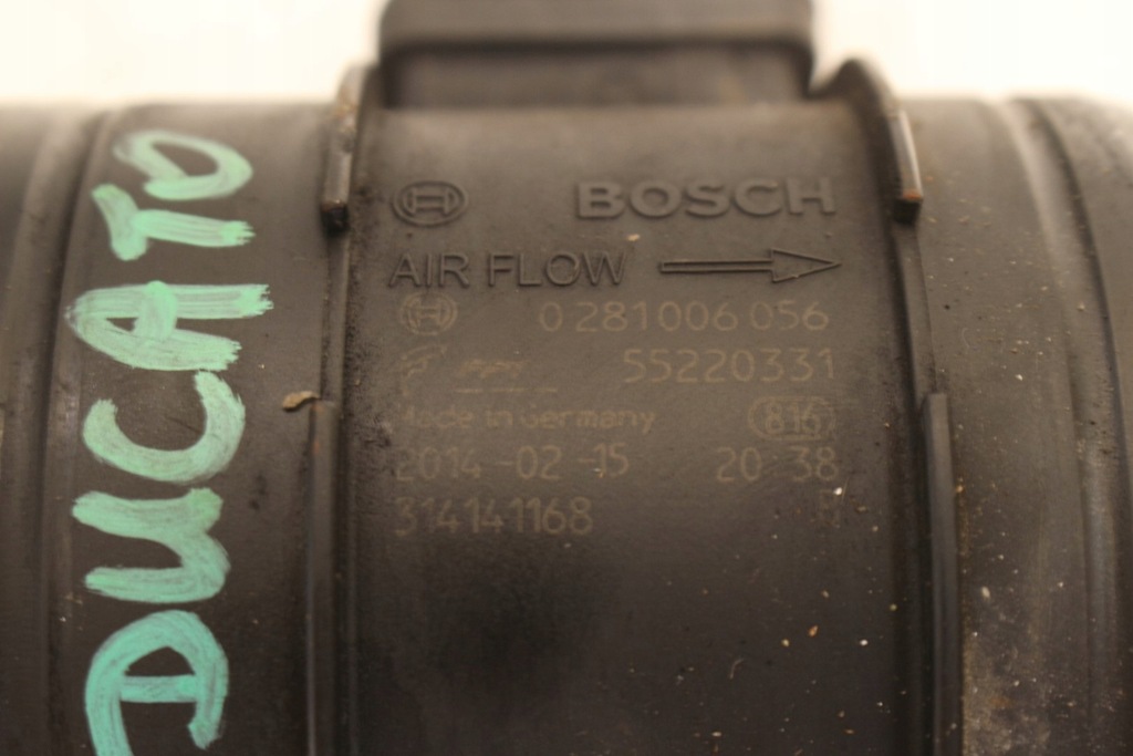 фото №5, Расходомер воздуха 0281006056 fiat ducato iii boxer jumper 55220331