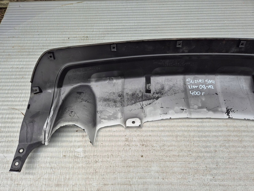 фото №6, Suzuki sx4 lift 10- диффузор накладка бампера заднего 7186155l0