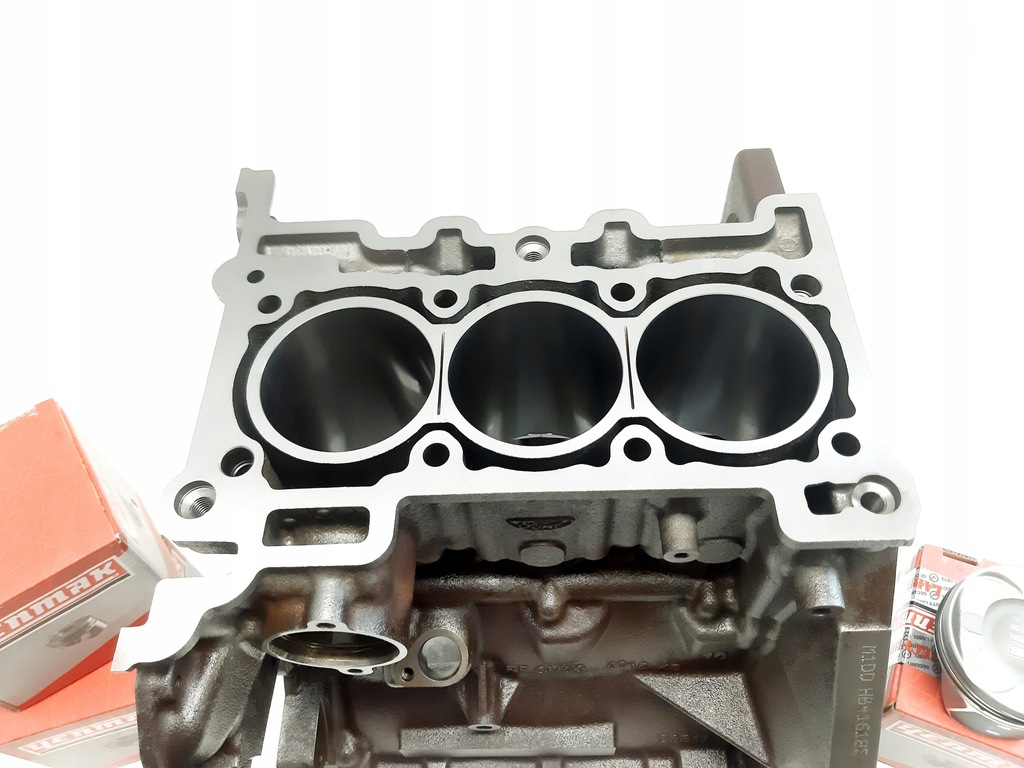 фото №6, Ford fiesta mk7 1.0 ecoboost m1dd rfcm5g-6015-kb блок двигуна 0.50 поршні