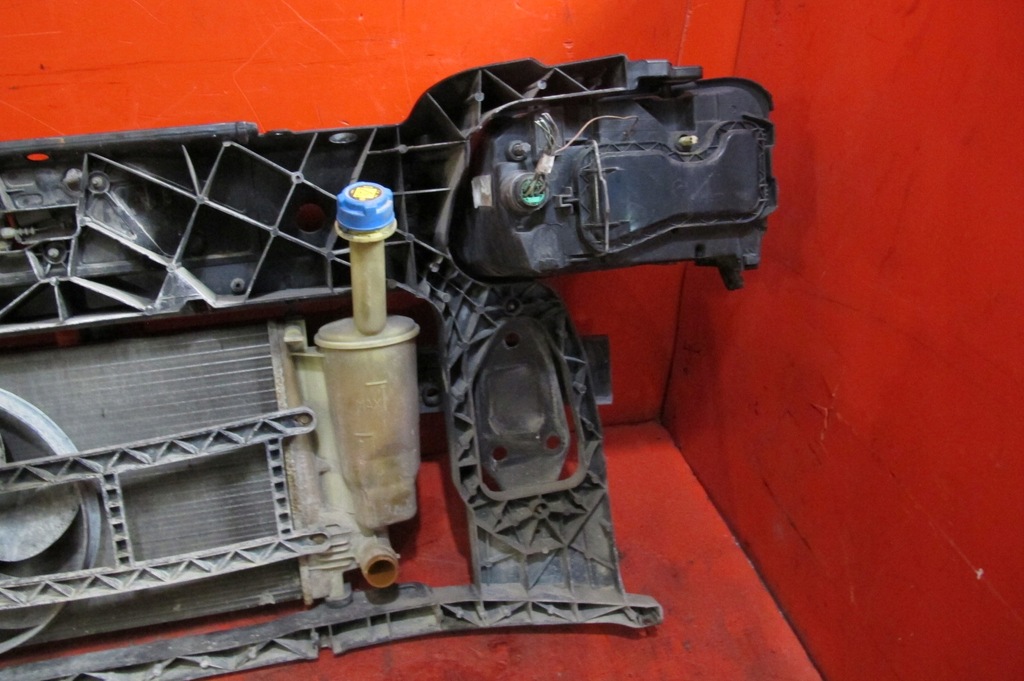 фото №10, Fiat panda ii 169 1.1 187a1000 pas передній балка лампи радіатор вентилятор