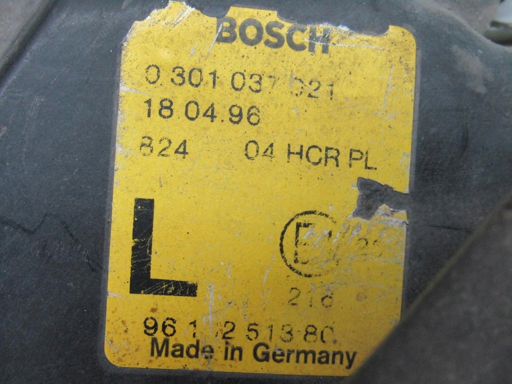 фото №9, 406 98r лампа левая передняя левый перед 0301037021