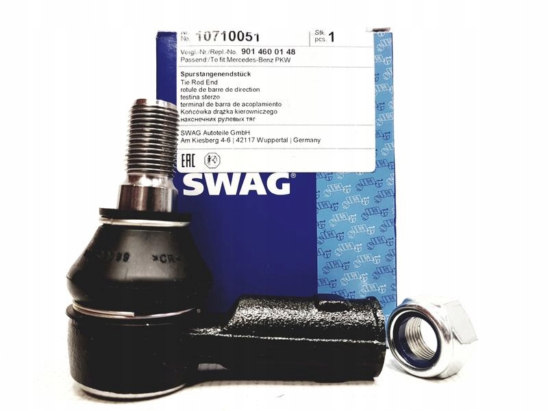 фото №2, Swag 10 71 0051 наконечник тяга рулевой поперечный