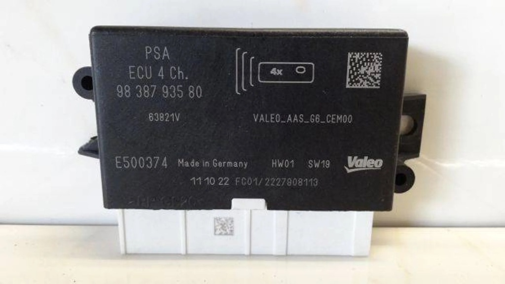 фото №1, Citroen berlingo iv 2023 модуль блок керування pdc 9838793580