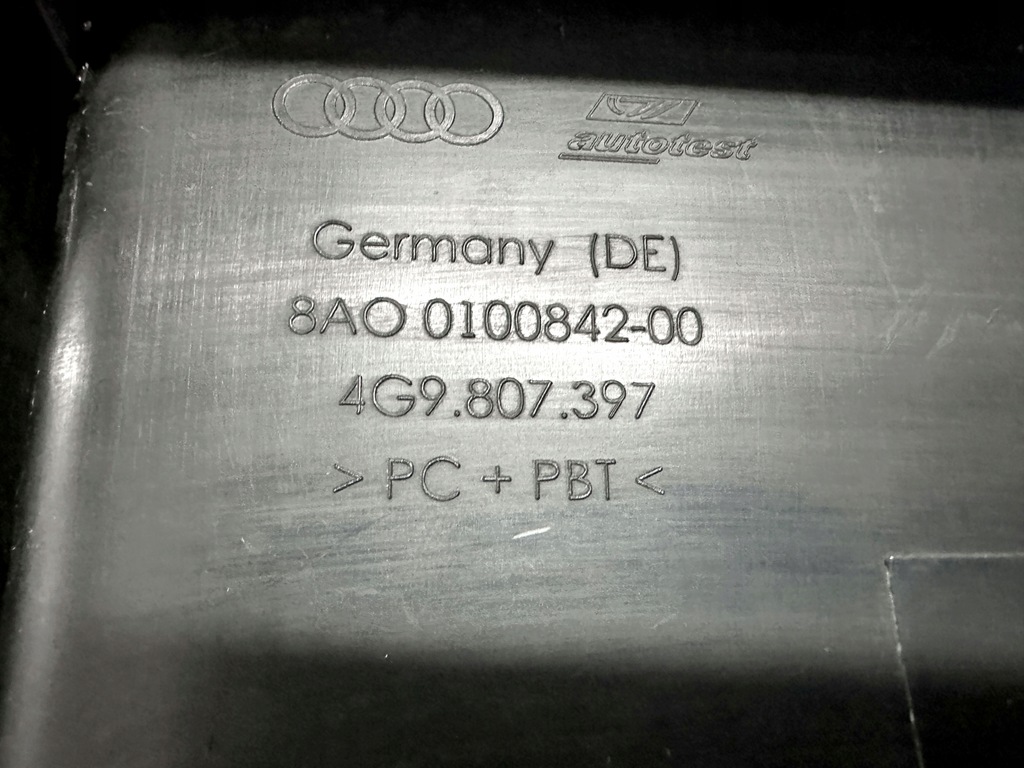 фото №10, Задняя накладка заглушка фаркоп audi rs6 a6 4g9 - mat aso