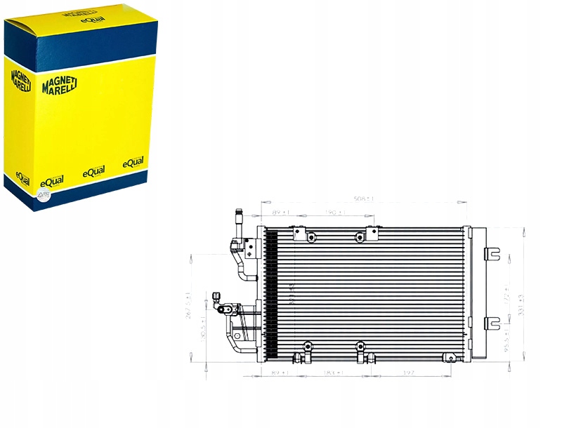 фото №1, Magneti marelli 350203771000 конденсатор, кондиционер