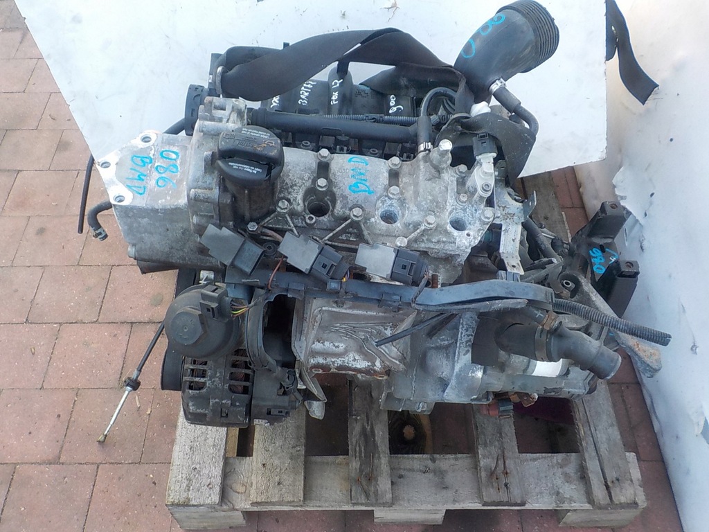 фото №16, Fabia ibiza polo 9n 1.2 бензин двигун kompletny bmd film