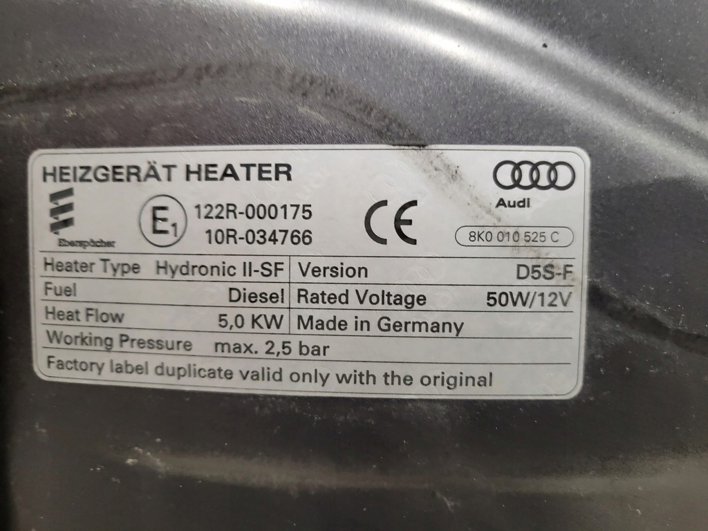 фото №8, Капот крышка двигателя audi q5 8r lift 2012-2016r комплектная