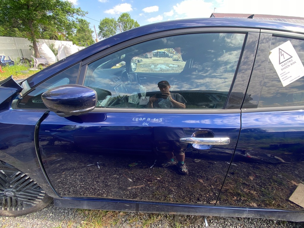 фото №1, Дверь левый перед nissan leaf ze1 ii 2 цвет rcj universal blue