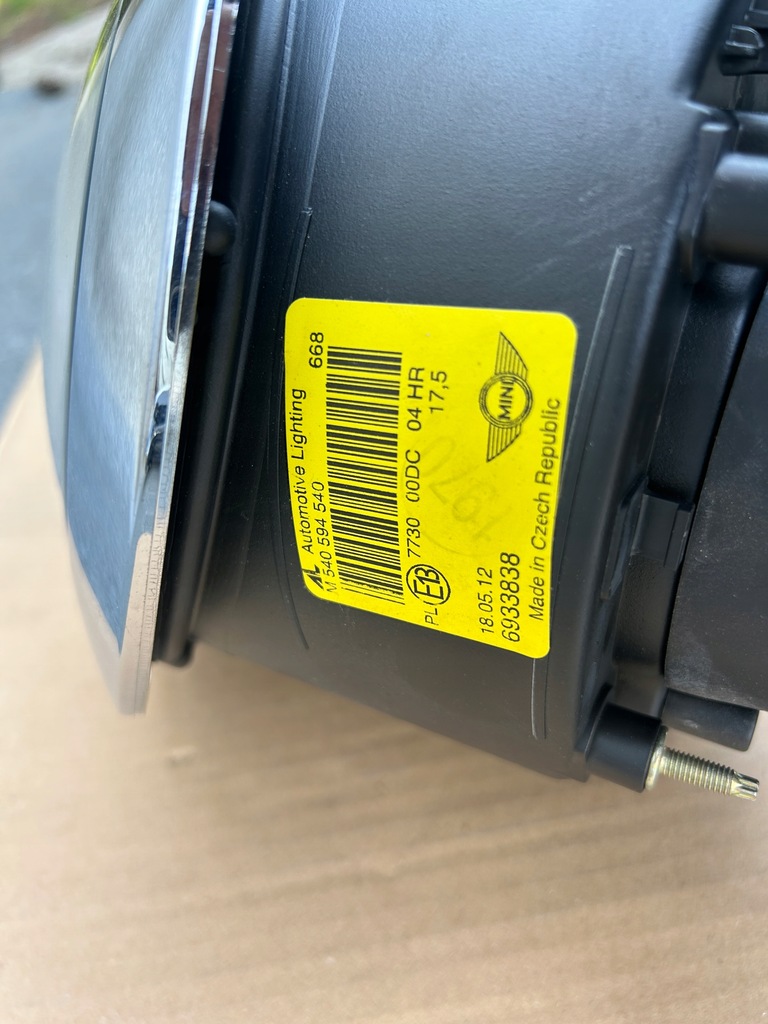 фото №10, Лампа права передня mini cooper r50 r52 r53 ксенон europa 6933838 poznań