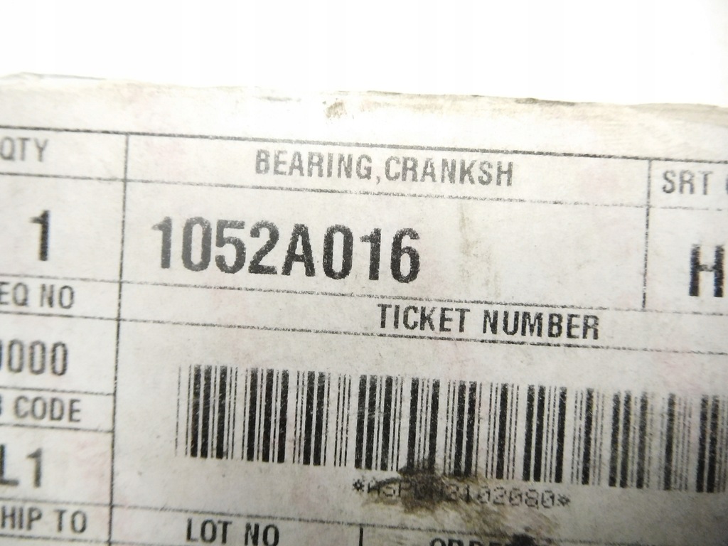 фото №7, Вкладыш вала mitsubishi 1052a016