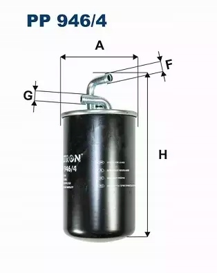 фото №3, Filtron фильтр топлива chrysler sebring js