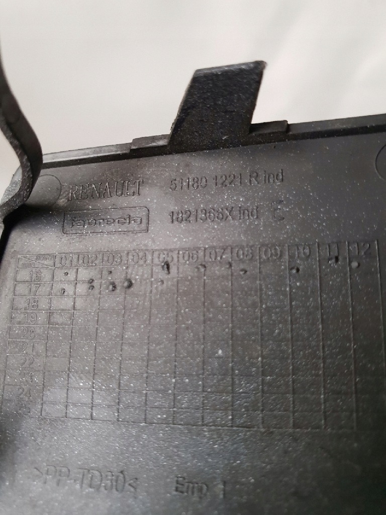 фото №6, Renault clio iv lift заглушка hak w бампер перед