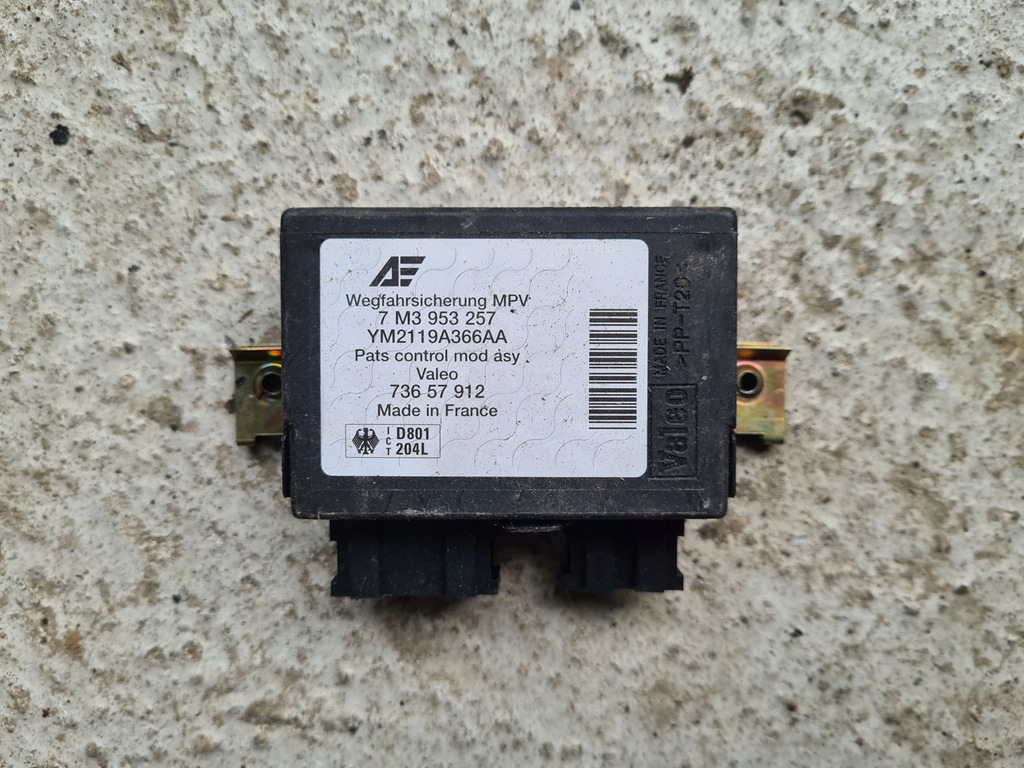 фото №1, Модуль імобілайзер 7m3953257 seat alhambra 1,9 tdi