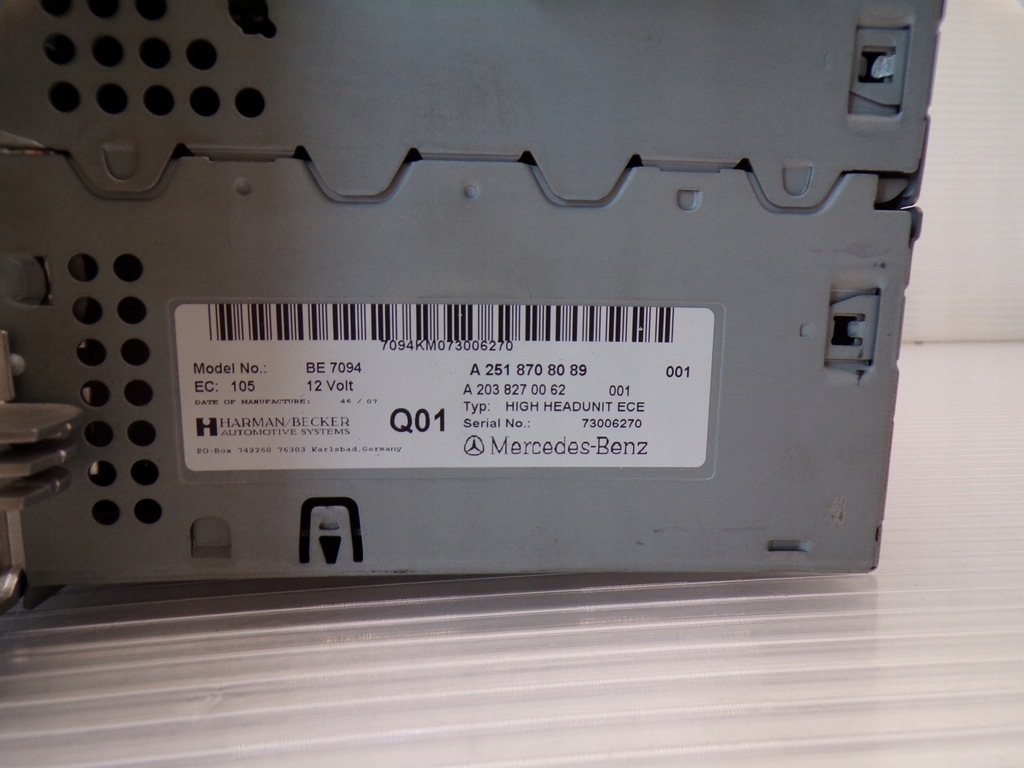 фото №3, Радио навигация comand mercedes w251 r klasa 2518708089