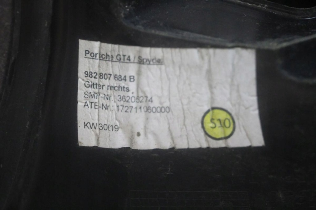 Бампер перед porsche gt4 982 rs 982807684b Доставка