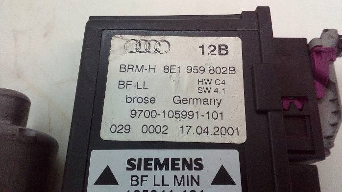 фото №6, Моторчик стекло правый перед audi a4 b6 8e1959802b