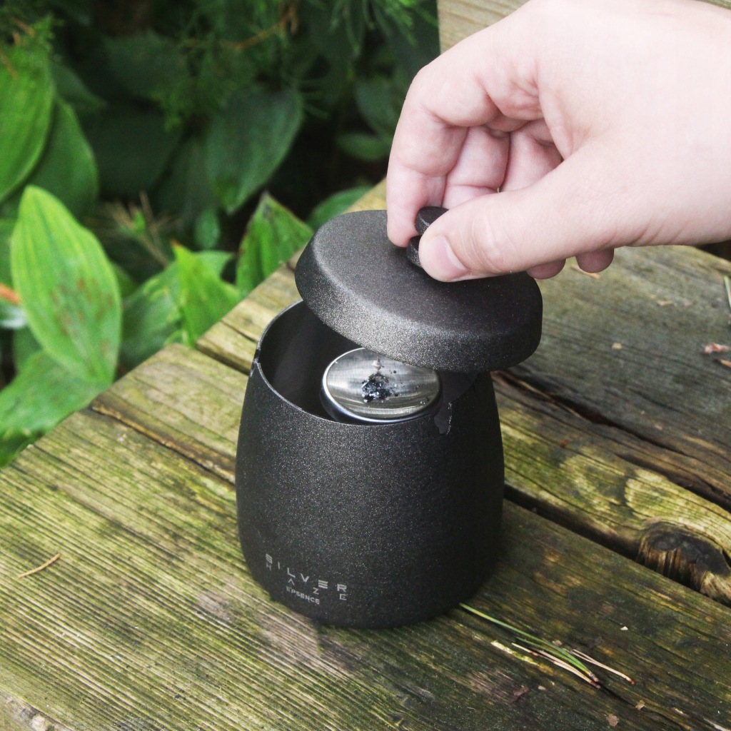 Попільничка зовнішня zamykana сталь czarna m Київ