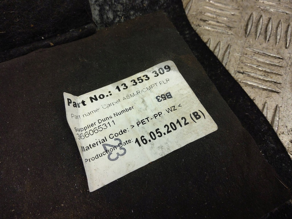 фото №7, Opel astra j 2012 обшивка багажника