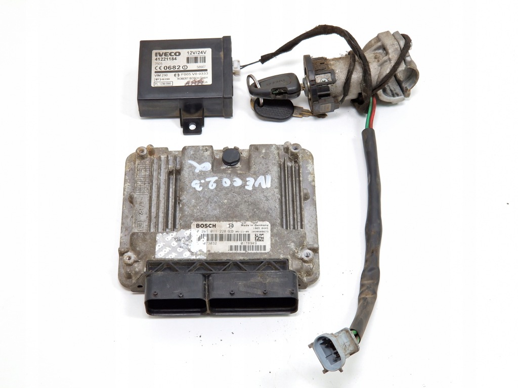 фото №1, Iveco daily 2.3 бортовий комп'ютер блок керування набір стартовий 0281011228 2