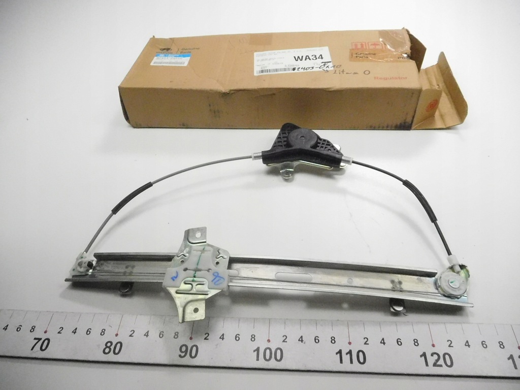 фото №6, Підйомник скло двері перед лівий hyundai i10 оригінальний номер 82403-0x010