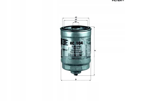 фото №2, Knecht фильтр топлива volvo s60 i 2.4 d