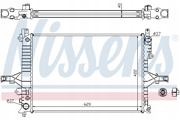фото №12, Радиатор volvo s60/70/80/xc70 98- szt nissens