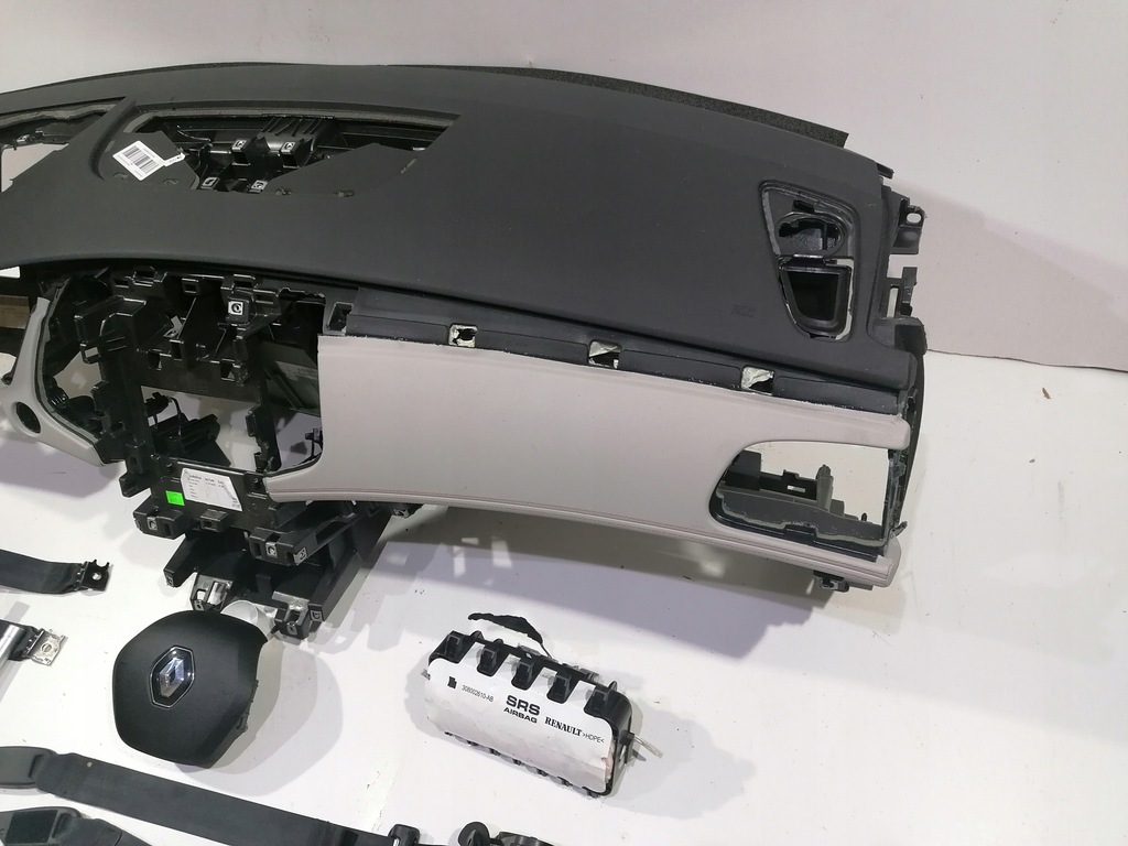фото №5, Renault talisman приборная панель консоль подушка безопасности подушки безопасности ремни оригинал демонтаж