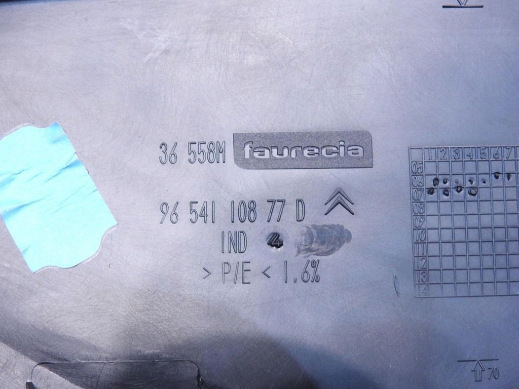 фото №7, Защита консоли правая c4 grand picasso i