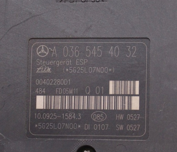 фото №10, Насос abs mercedes slk w171 r171 06r a0365454032