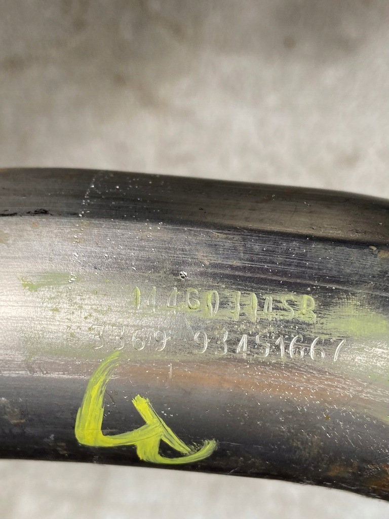 фото №4, Труба wąż шланг turbo renault trafic iii 93451667