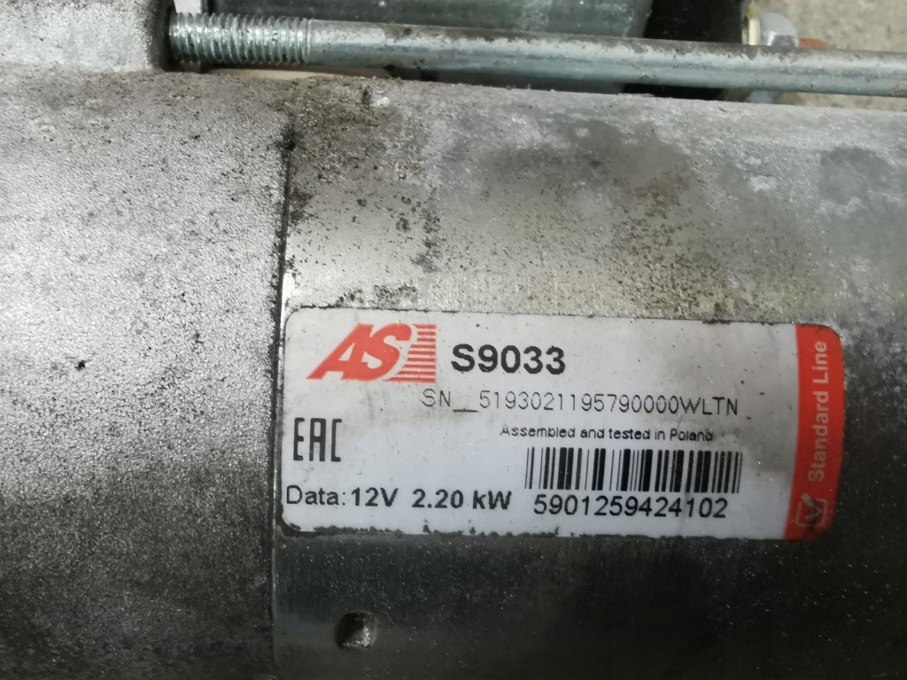 Стартер ford focus/ mondeo/ galaxy 2,0tdci 06- as-pl s9033 с Разборки