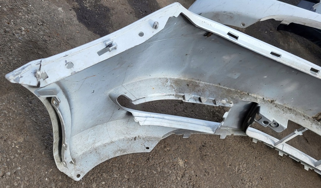 фото №11, Бампер передній перед skoda fabia ii 2 lift roomster оригінальний номер білий 5j0807221d