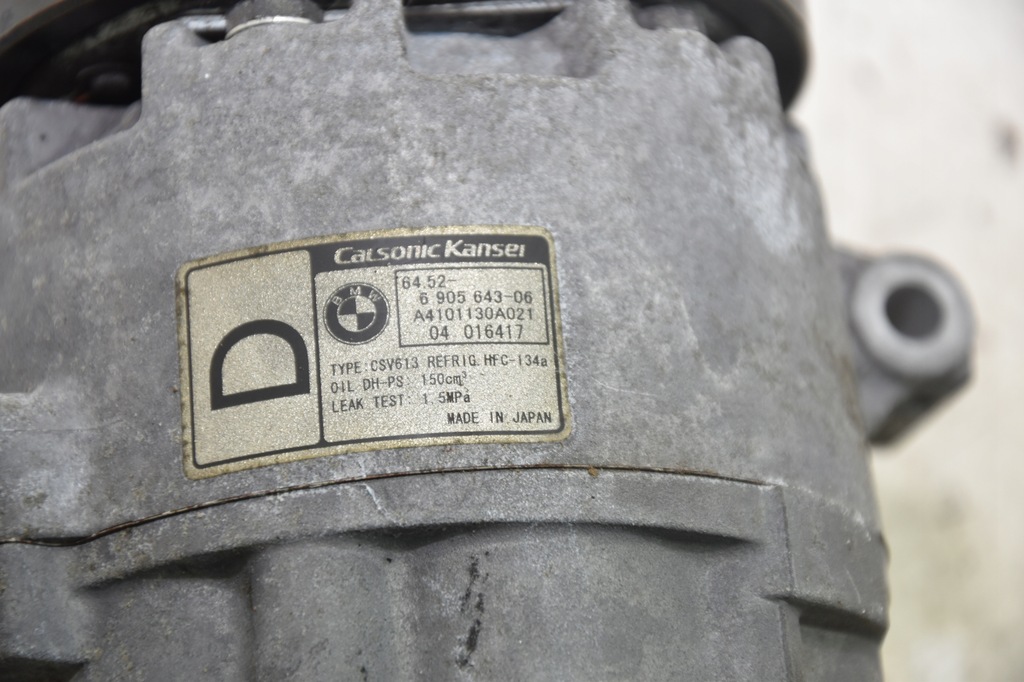 фото №4, Bmw e46 320d 150km компрессор кондиционера 6905643