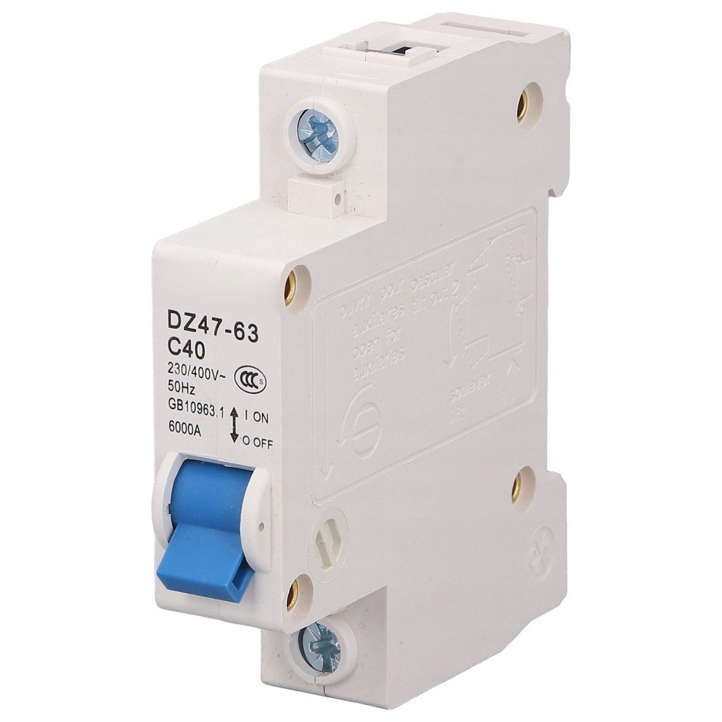 Wyącznik nadprądowy 1p wyącznik Зі Шроту