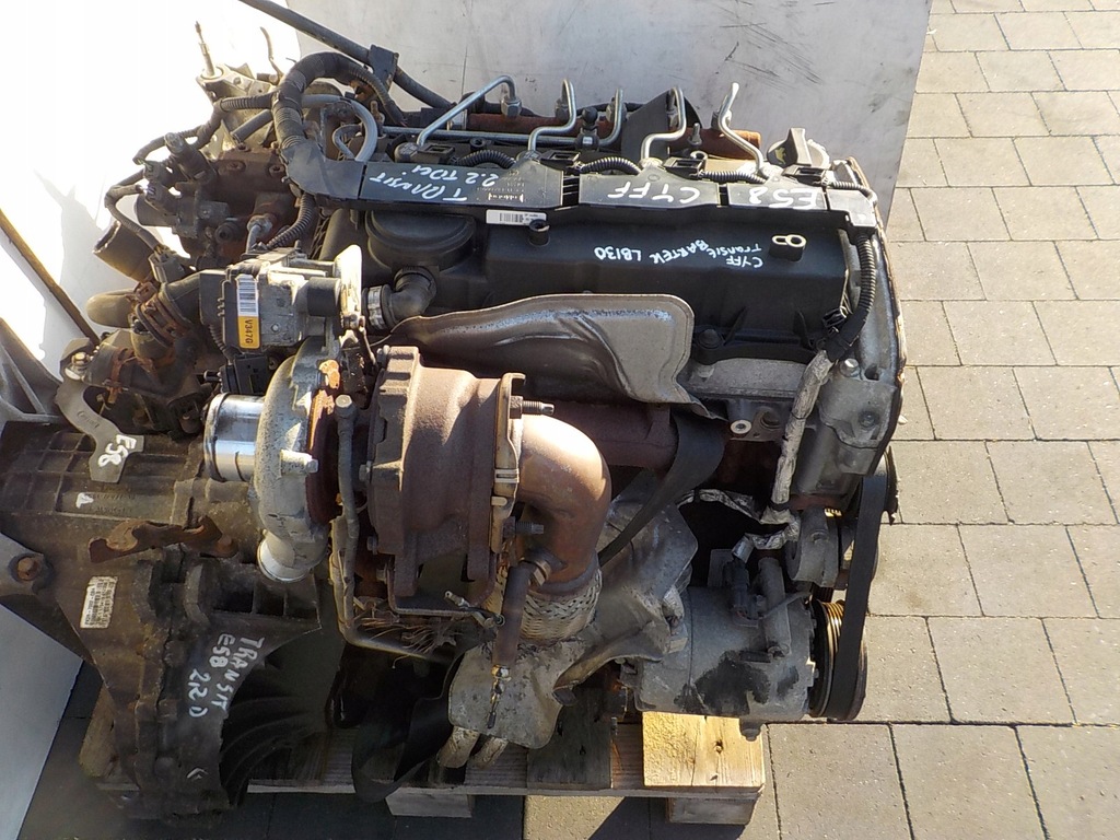 фото №8, Ford transit mk8 cistom 14r 2.2 tdci 125km двигун cyff kompletny