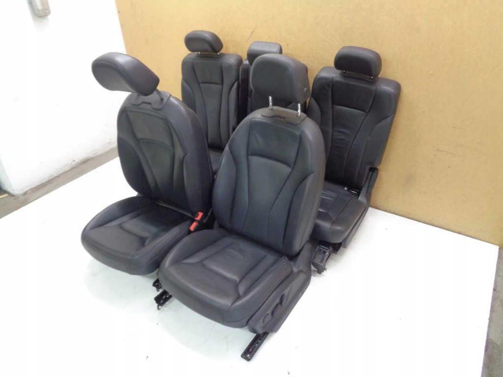 фото №6, Audi q7 ii 4m середина сидіння салон заднє сидіння шкіра комплект